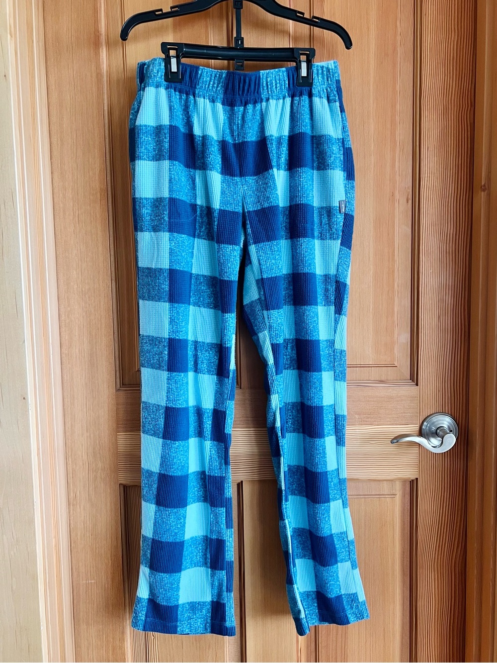 Eddie Bauer Blue Plaid Women’s Pajama Bottoms